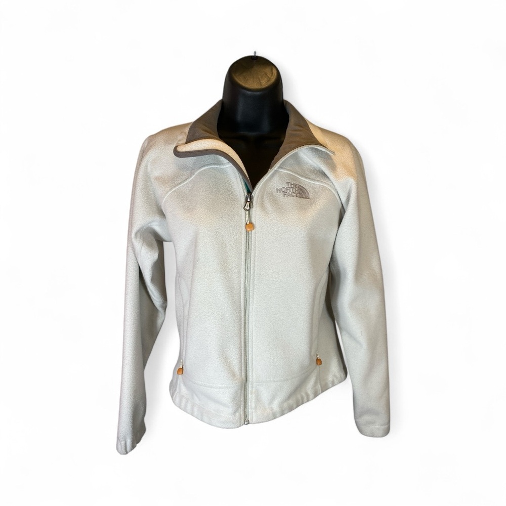 🧥 The North Face WindWall Women’s Full-Zip Jacket XS White/Gray - Picture 13 of 14